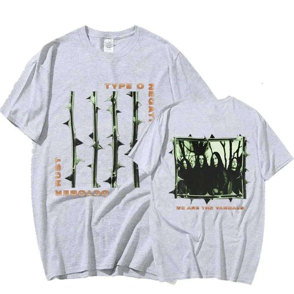 2024 Type O Negative October Rust Gothic Metal Rock Band T Shirt Summer Men's Pure Cottoncomfort Vintage Short Sleeve T-shirts C260228 - view 7
