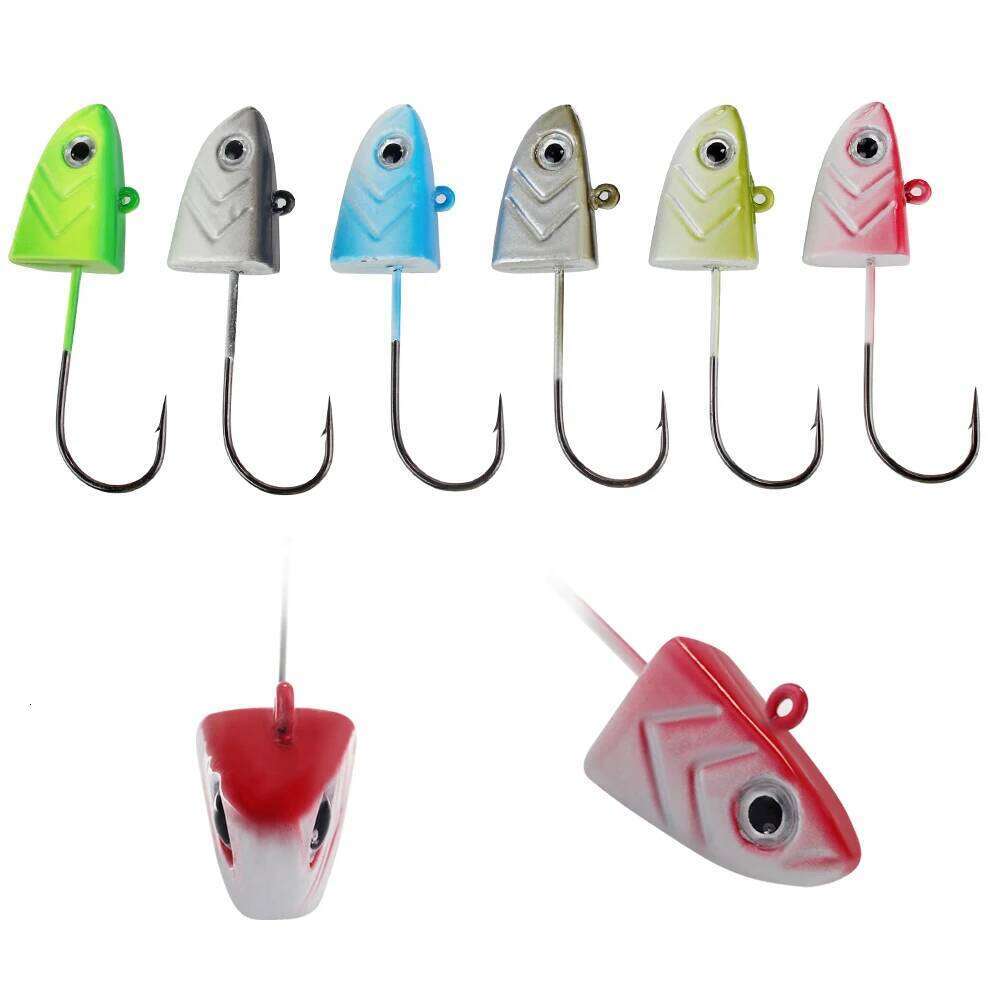 FTK Fishing Hooks 5g 12g 25g crank head Jig lure hard bait soft worm jig hook for fishing Z260228
