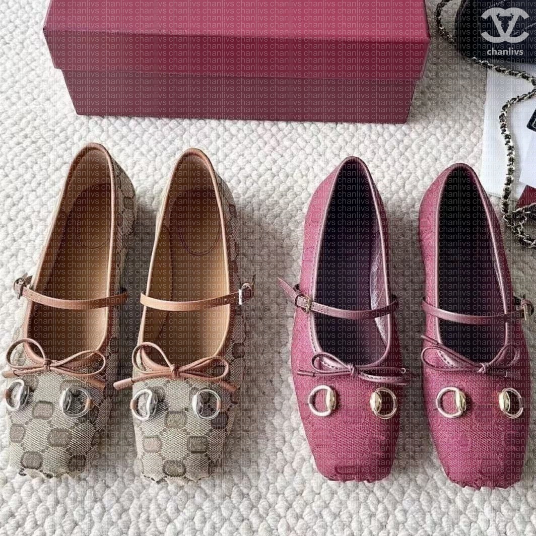 Ballet flat Paris Designer Professional Dance Shoes Satin ballerinas Bowknot Round toe Shallow Mouth Single Shoe Mary Jane comfortable sandals women Loafers 002