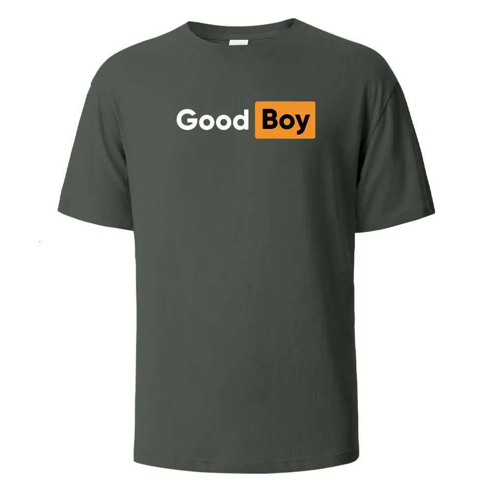 Good Boy Print T-Shirt Summer Tees For Men Women 100% Cotton O-neck Oversize Casual Short sleeved Tops C260228 - view 5