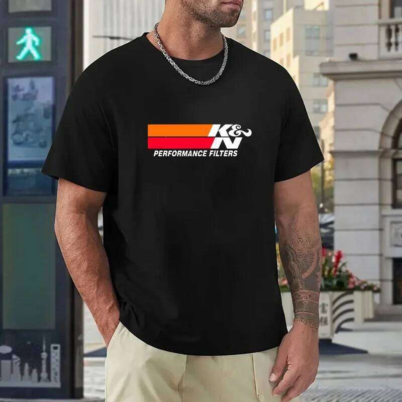 New T-ShirtK&N High Performance & Oil Filters Air Intakes Men Cotton Cool Harajuku Funny T-Shirt Male Vintage Tee-shirt C260228