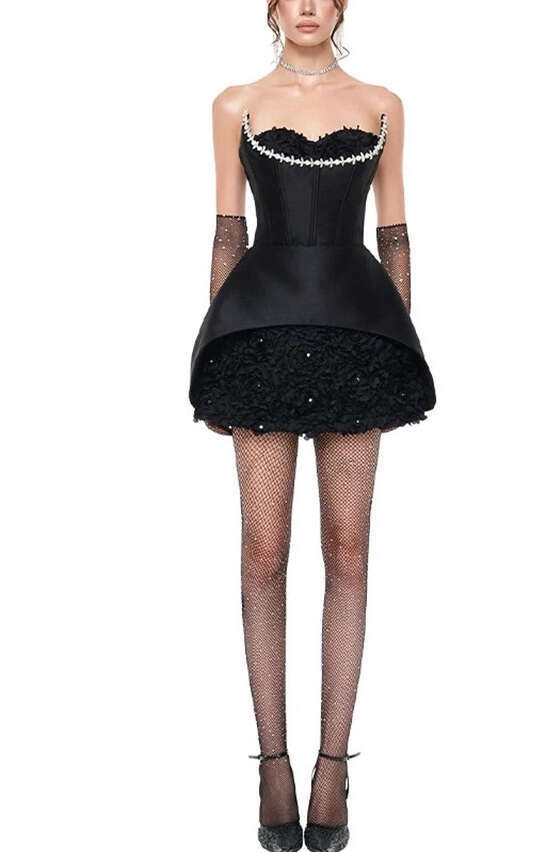 2026 Spring/Summer New A1 Collection: Elegant and Sexy Fashion Dress with Tight corset and Waist for Slimming Effect