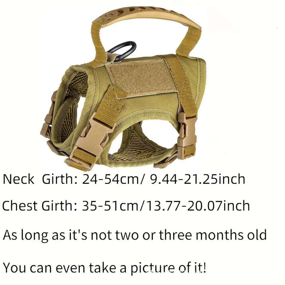Pet Supplies Tactical Chest Harness Traction Rope To Prevent Detachment Adjustable Outdoor Cat Leash & for Small Pets