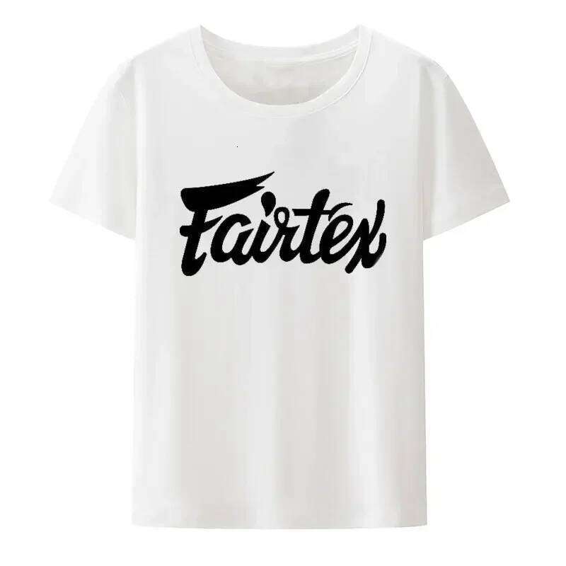 Fairtex Thailand T-Shirt Black Casual Muay Thai Kickboxing Round Neck Loose Graphic Hipster Blouse Street Fashion Breathable C260228 - view 7