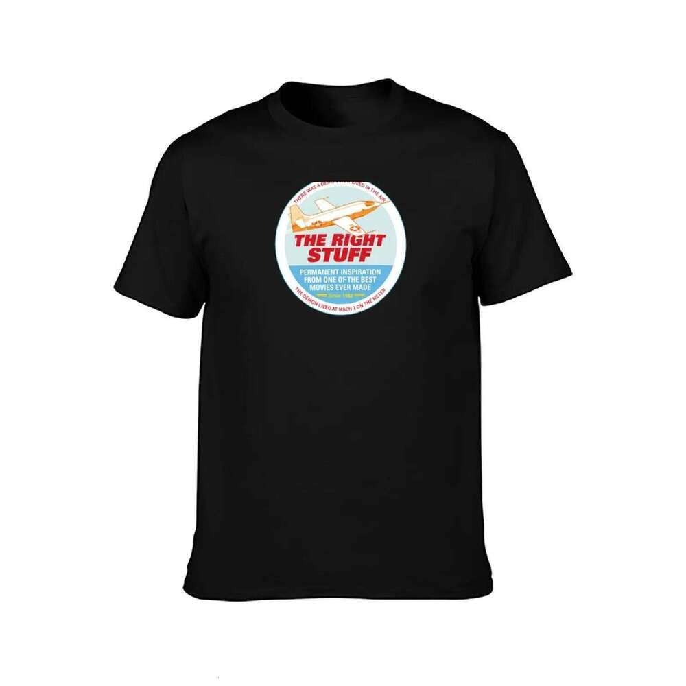 The Right Stuff T-Shirt essential t shirt luxury black cotton t-shirt plain for man package T-shirt C260228 - view 3