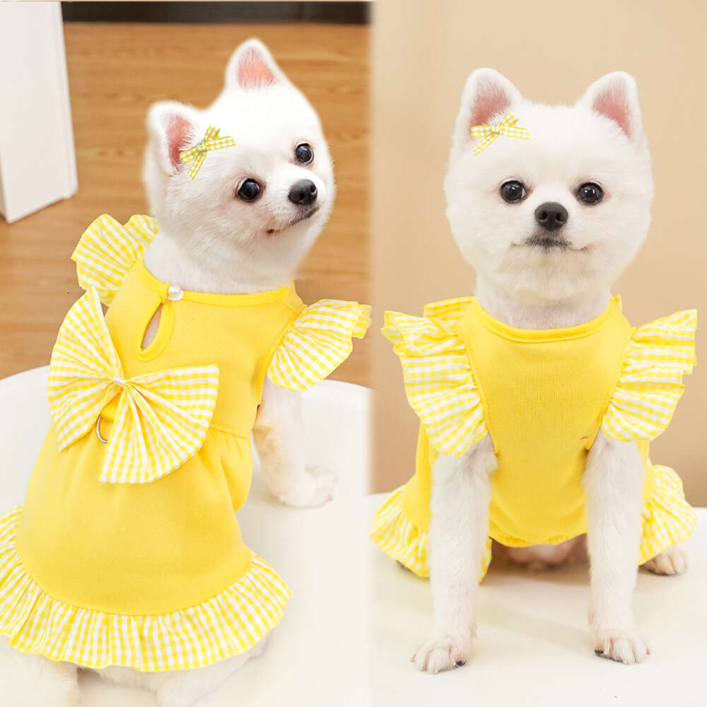 Famous brand Hot Selling Autumn Winter Pet Clothes New Dog Supplies Cat Hoodie Fleece Lined Leash Compatible for Medium and Large Dogs pupakaIK