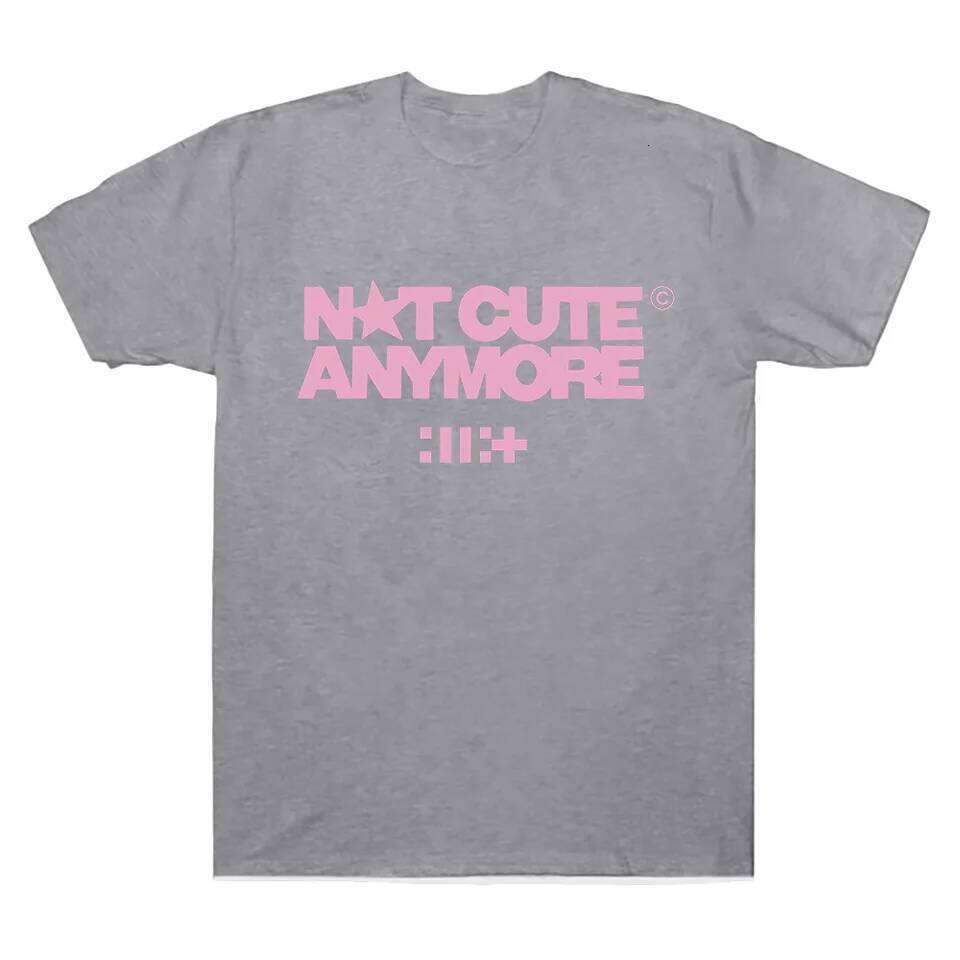 Not Cute Anymore Album T Shirts ILLIT Girl Band T-shirt Korean Fashion Summer Women Men Short Sleeve Casual Cotton Y2K Tee C260228 - view 5