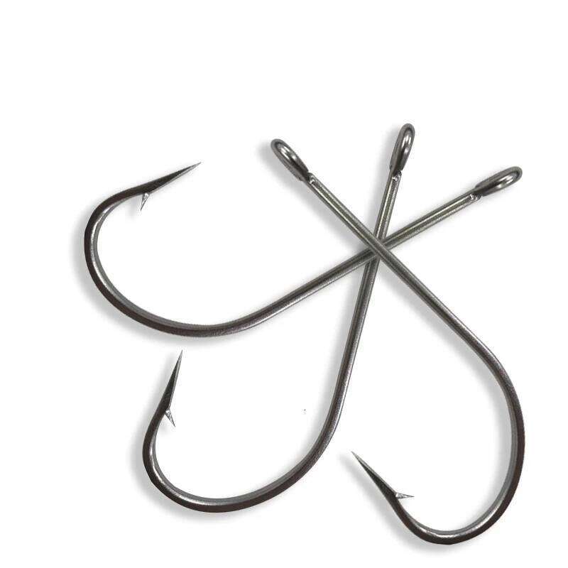 Mustad Stainless Steel Hook 4 Times To Strengthen Fishing Deep Sea Trolling Strong Pull Sharp Mackerel Grouper Large Z260228