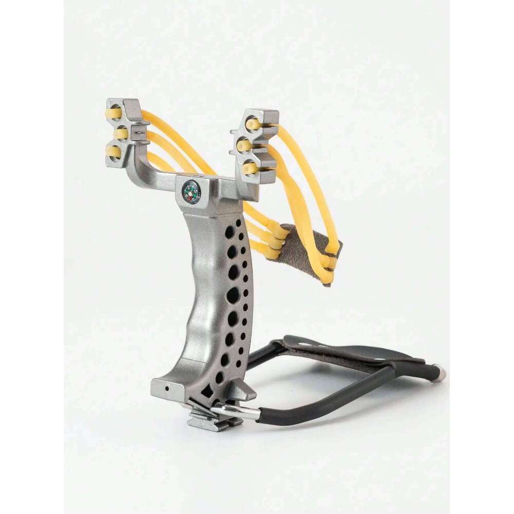 1set High-Power New Type With Wrist Guard For Outdoor Hunting, Including Foldable Slingshot And Rubber Band Catapult 26L0228