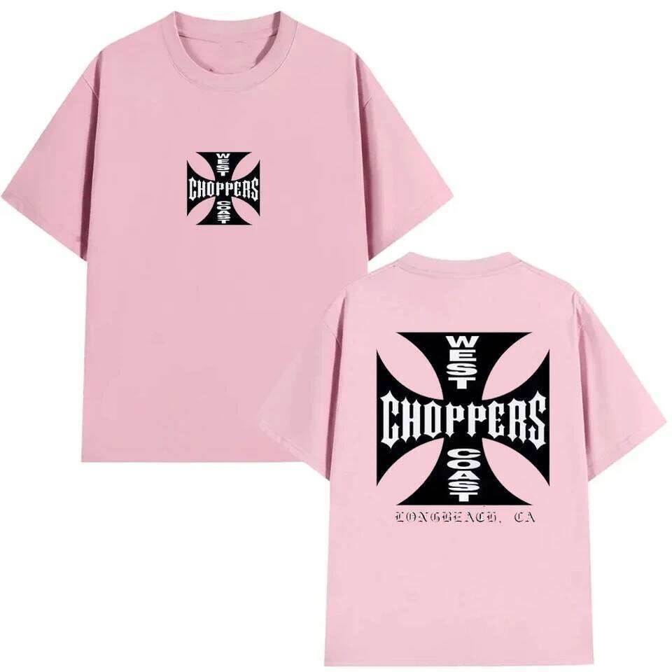 Summer Fashion T Shirt Women Men Cotton West Choppers Print T-Shirt Casual Short Sleeve O-Neck Tshirt Vintage Clothing Tee C260228 - view 3