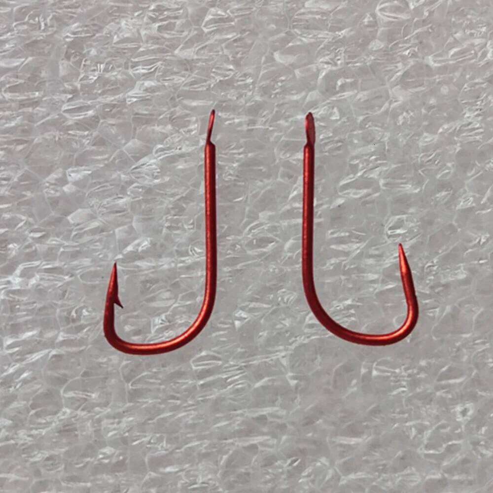 500pcs Unflat Body Fish Hook Set of High Carbon Steel Golden Black Red Cuff Hooks Accessories Sea Feeder for Fishing Carp Tackle Z260228