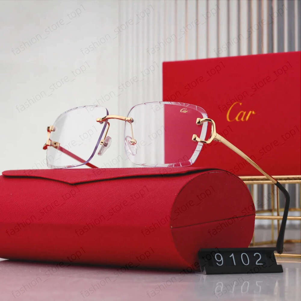 2026 Cartly Designer Sunglasses Women New Fashion Diamond-Studded Sun Glasses Men And Couples Street Shooting Carrtierglasses Cartly Cart Sunglasses With Box 972
