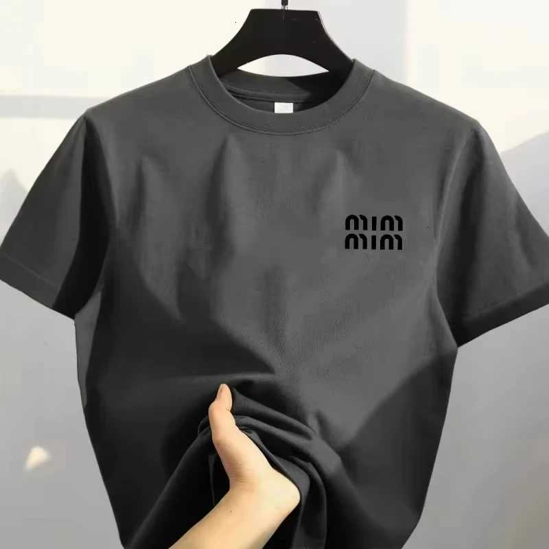 Unisex Y2K Italian Letter Print Cotton Tee Oversized Breathable Luxury Streetwear Couple Summer TopT260228