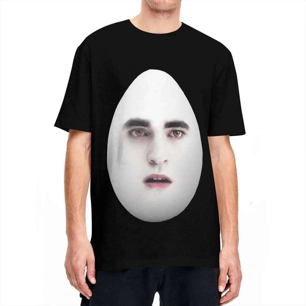 Funny Eggward T Shirt Men Round Neck Short Sleeve Edward Cullen Cotton Top Tee C260228 - view 4