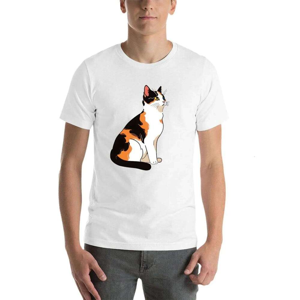 men Lovers, Heterochromatic luxury 100% Mom brand with Eyes, cotton Cat T-Shirt t shirt Calico C260228 - view 4