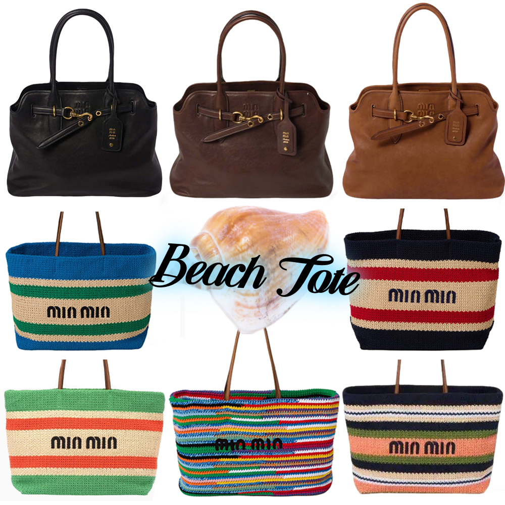 Designer Bag Tote Bag Aventure Arcadie Style Tote Dual Material Crochet Woven Fabric with Leather Handles Embroidered Logo Premium Shoulder Tote for Women Luxury