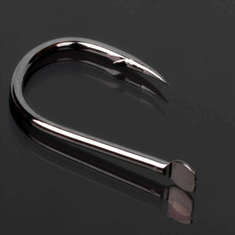 DYGYGYFZ 10pcs/lot Super Sharped Forged Fishing Hooks 1#-15#High Carbon Steel Carp Fish High Quality Barbed Hook Z260228