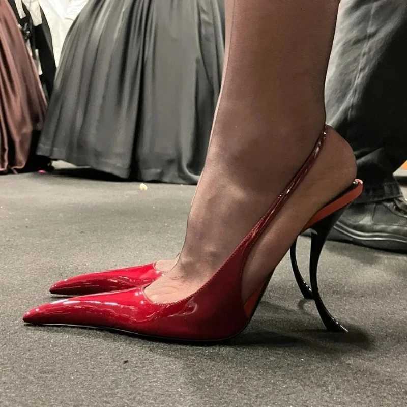 Women Sexy Pointed Toe Summer Sandals Party Designer Shoes Zapatos De Mujer K260228