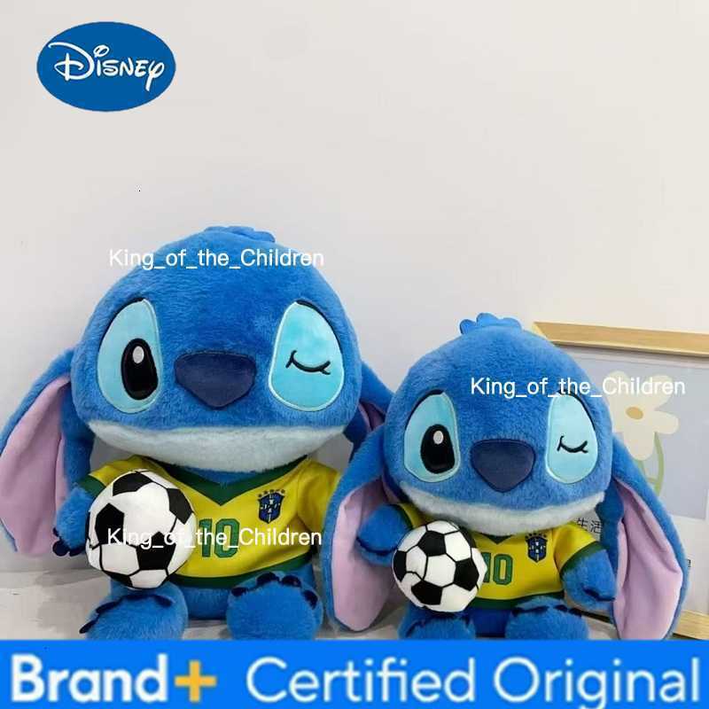 Disney 2026 Stitch Stuffed Plush Cartoon Stuffed Plush Dolls Anime football star Plush Toys Kawaii Pillow Kids Birthday Christmas Gift H260228