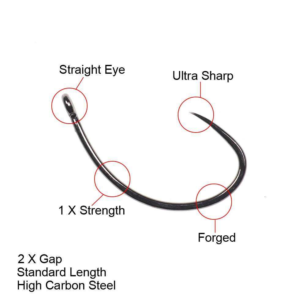 Vampfly 20pcs Barbless Tying Curved Nymph Stonefly Klink Hook Fly Trout Hooks Fishing Tackle Z260228