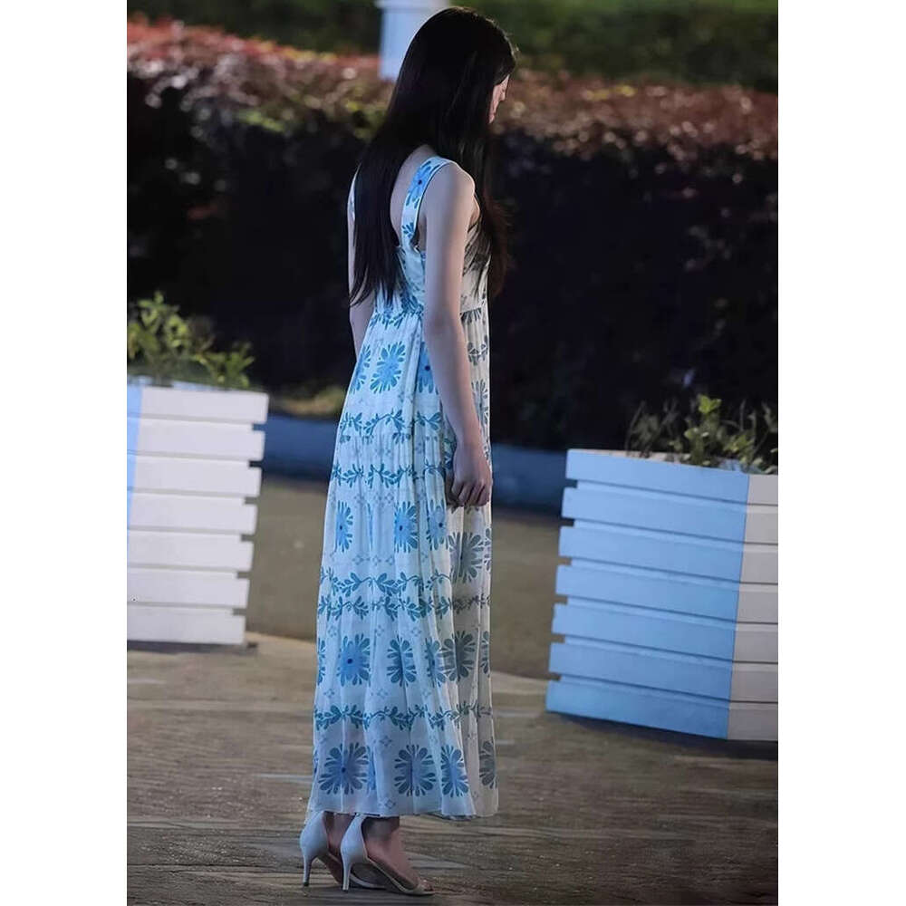 2026 Summer New a2 Celebrity Same Style Women's Designer Style Fairy Flower Flow Holiday Dress