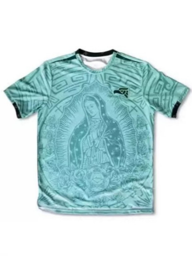 Men's Breathable Quick Dry Short Sleeve T-Shirt Mexico Inspired Football Training Tee Summer Casual Athletic Sport Top