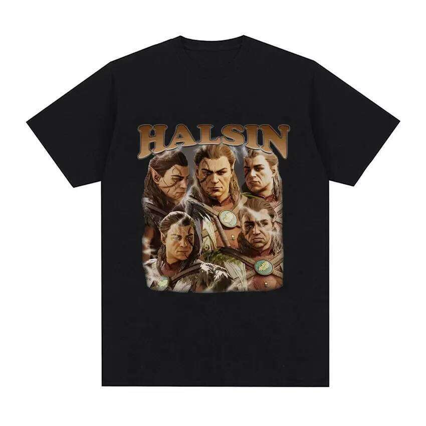 New Arrival Mens Clothes Tee Shirt Homme Graphic T-Shirts Tshirt for Men Ropa Hombre Retro Astarion Halsin Baldurs Gate 3 C260228 - view 5
