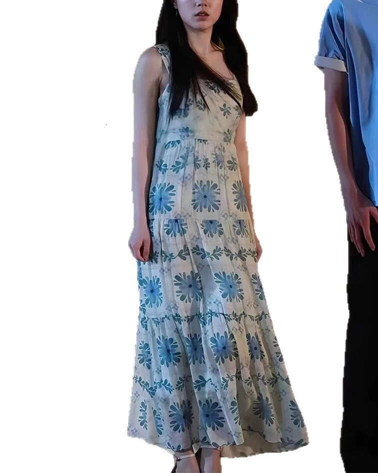 2026 Summer New a2 Celebrity Same Style Women's Designer Style Fairy Flower Flow Holiday Dress