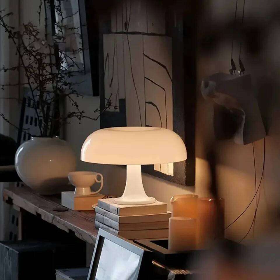 Mushroom Table Lamp PC 3 Modes Wire Controlled Switch LED Light Source Modern Lighting Atmosphere Decorate Night Lights Z260227