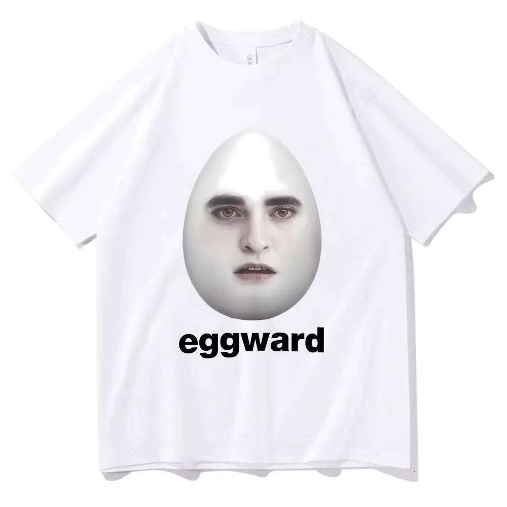 Twilight Edward Cullen Parody Humor T-shirts Robert Pattinson Funny Meme Short Sleeve Men Women Fahsion Oversized Streetwear Tee C260228 - view 3