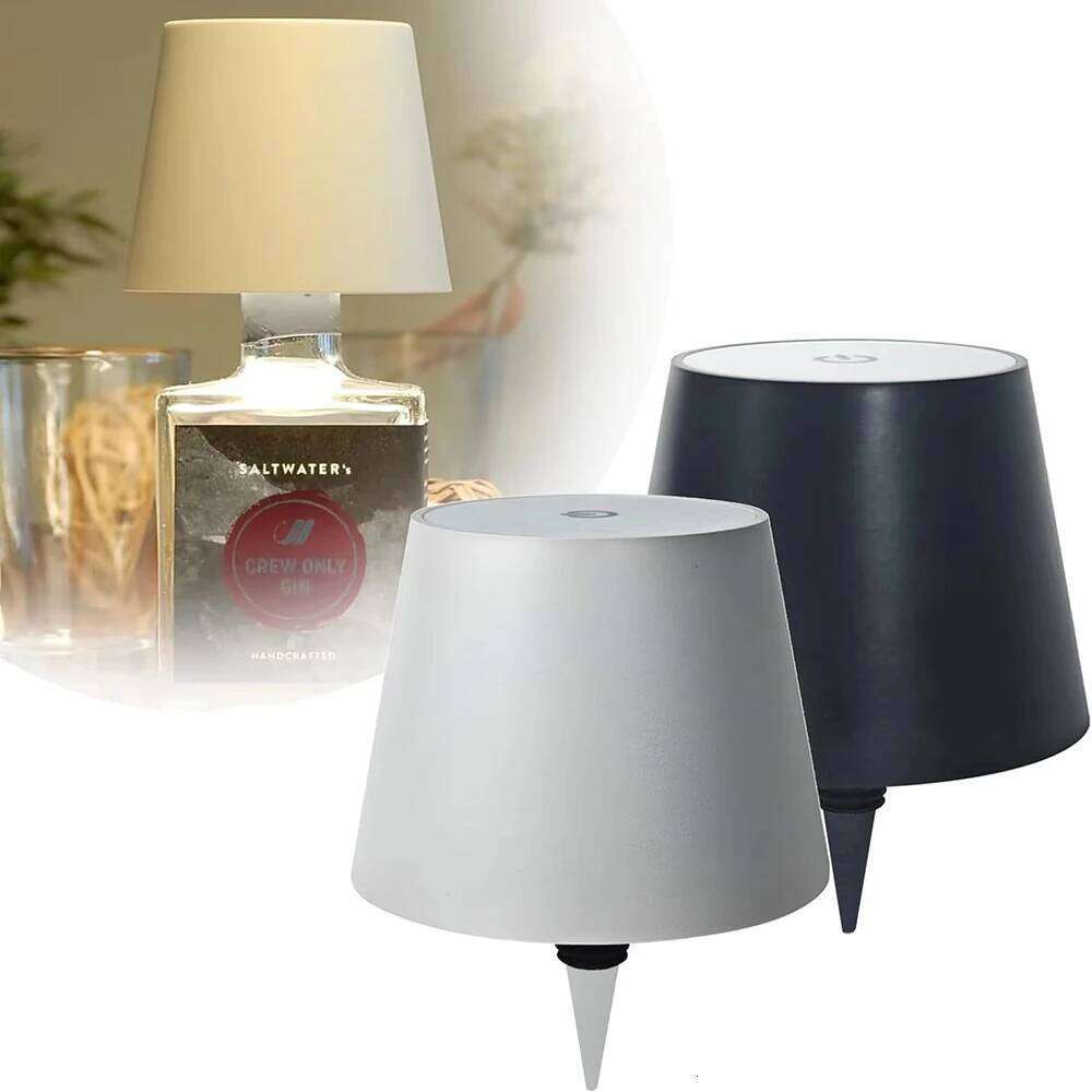 LED Rechargeable Table Lamp Wireless Touch Desktop Bedside Mood Night Light for Bedroom Study Office Bar Outdoor Club Cafe Decor Z260227