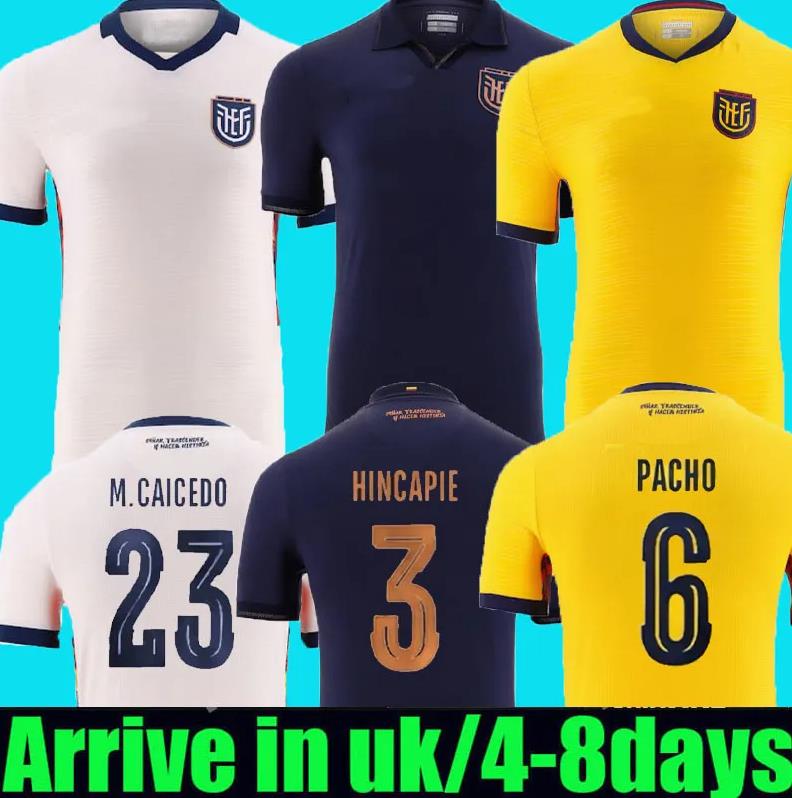 2026 Ecuador soccer jersey 26 27 Black Special Centenary Hincapie Paez M.CAICEDO PACHO Home away third Football uniform fans version top