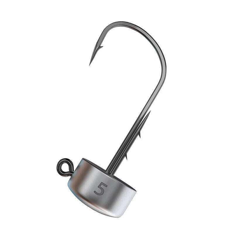 Fishing NED Jig Head Hook Strong Pulling Force Anti Off Double Barbed Sharp Hooks Lot 12 Pieces SALE Z260228