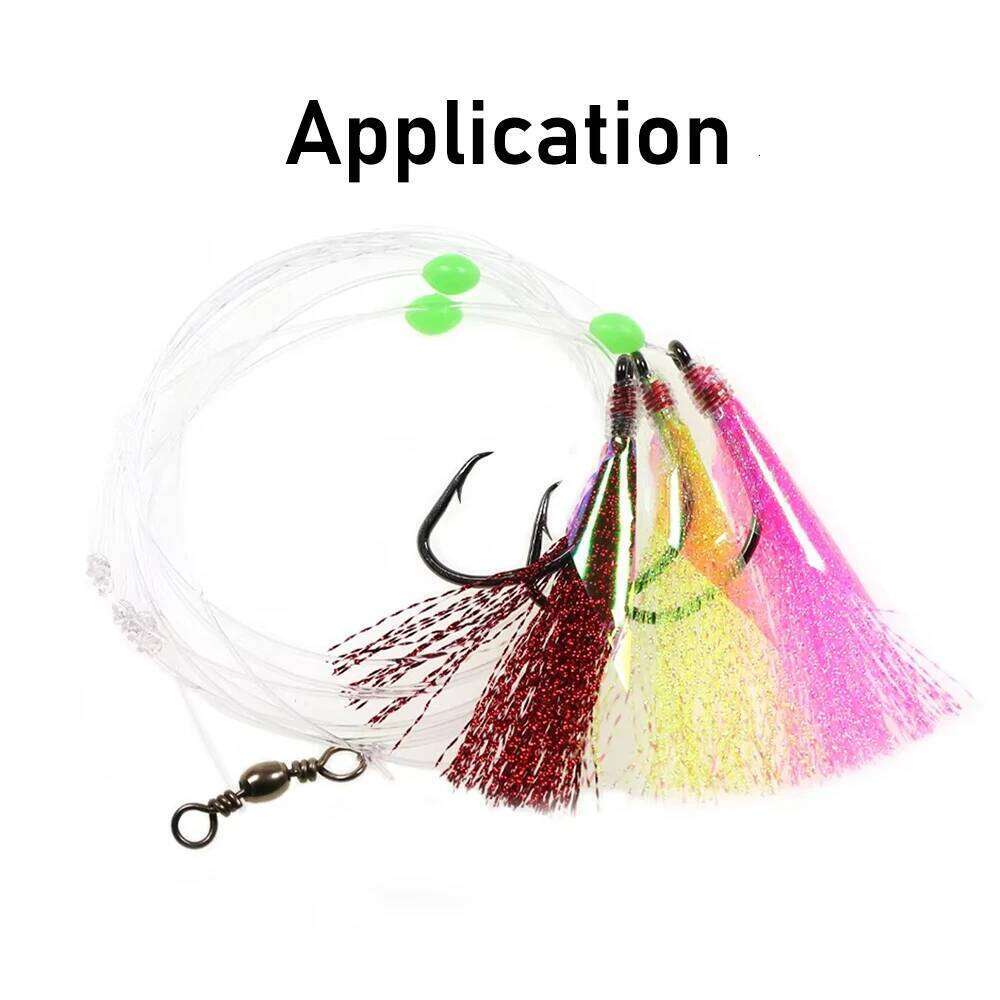 Ellllv 20pcs 1/0 - 8/0 High Carbon Steel Standard Wire Offset Circle Hook Saltwater Fishing Sabiki Rig Hooks Snapper Grouper Z260228