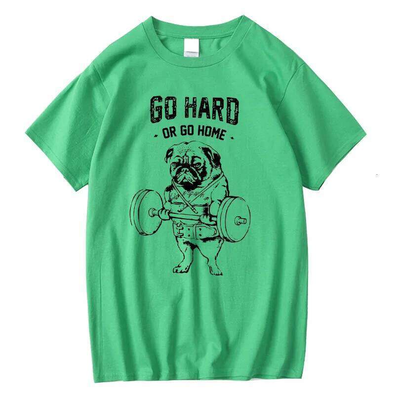 100% Cotton Pug Life Mens T Shirts Fashion Home Or Go Hard Tops Men Loose Male Tshirt Casual Summer C260228 - view 4