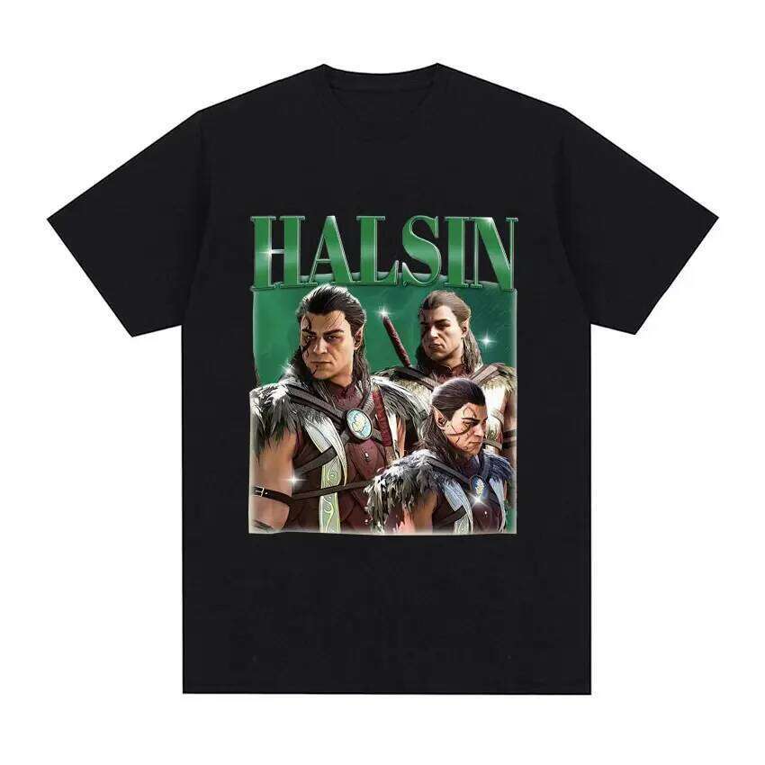 New Arrival Mens Clothes Tee Shirt Homme Graphic T-Shirts Tshirt for Men Ropa Hombre Retro Astarion Halsin Baldurs Gate 3 C260228 - view 4