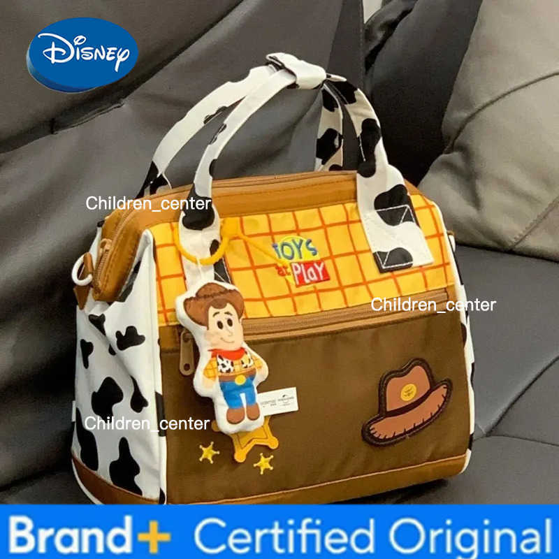 Disney New Toy Story Large Capacity Handbag Buzz LightyearHoodie Cute Cartoon Shoulder Bag Crossbody Tote Bag H260228