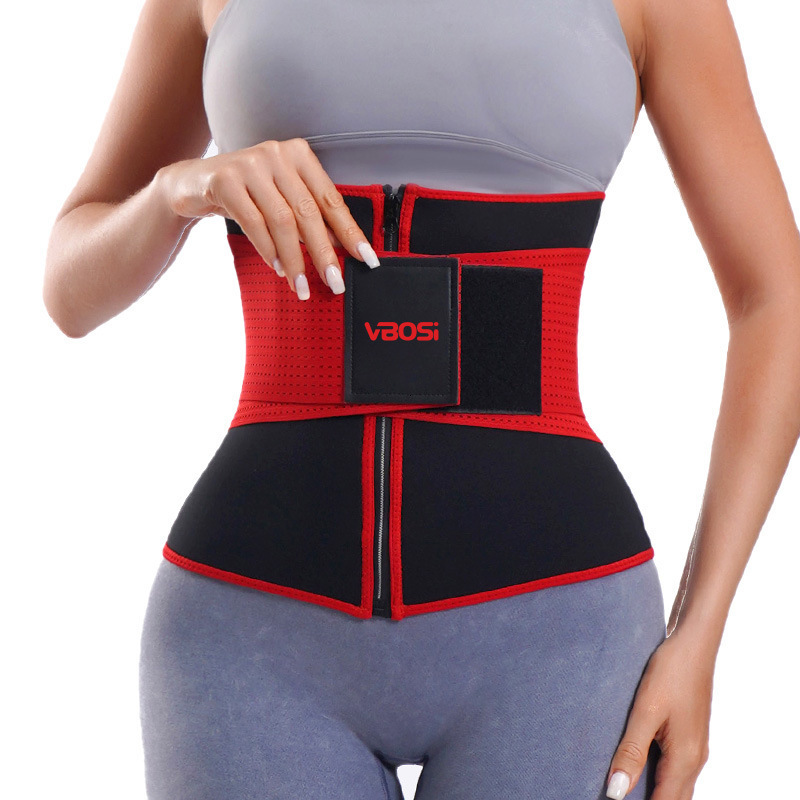 Women Waist Trainer Corset Sweat Belt Weight Loss Cincher Body Shaper Trimmer Workout Fitness Burning Girdle Gym Belt Shapewear 210305