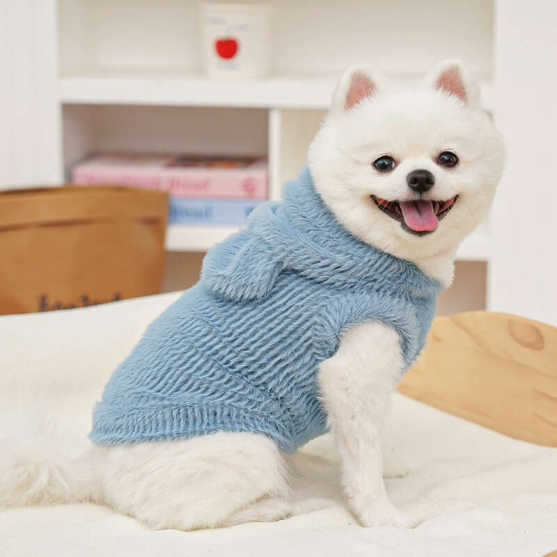 Famous brand Autumn Winter Four Legged Pet Faux Mink Fur Cat Dog Clothes Accessories Vest Teddy Bichon Corgi French Bulldog pupakaIK