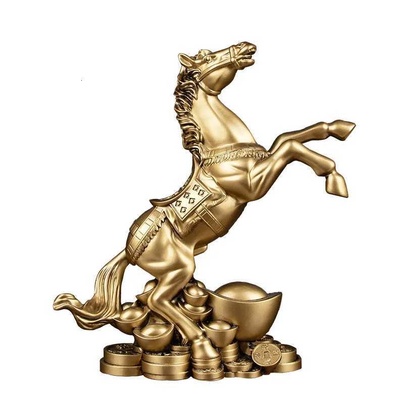 Horse Figurine Feng Shui Wealth Ornament for Office Desk Success & ProsperityT260228