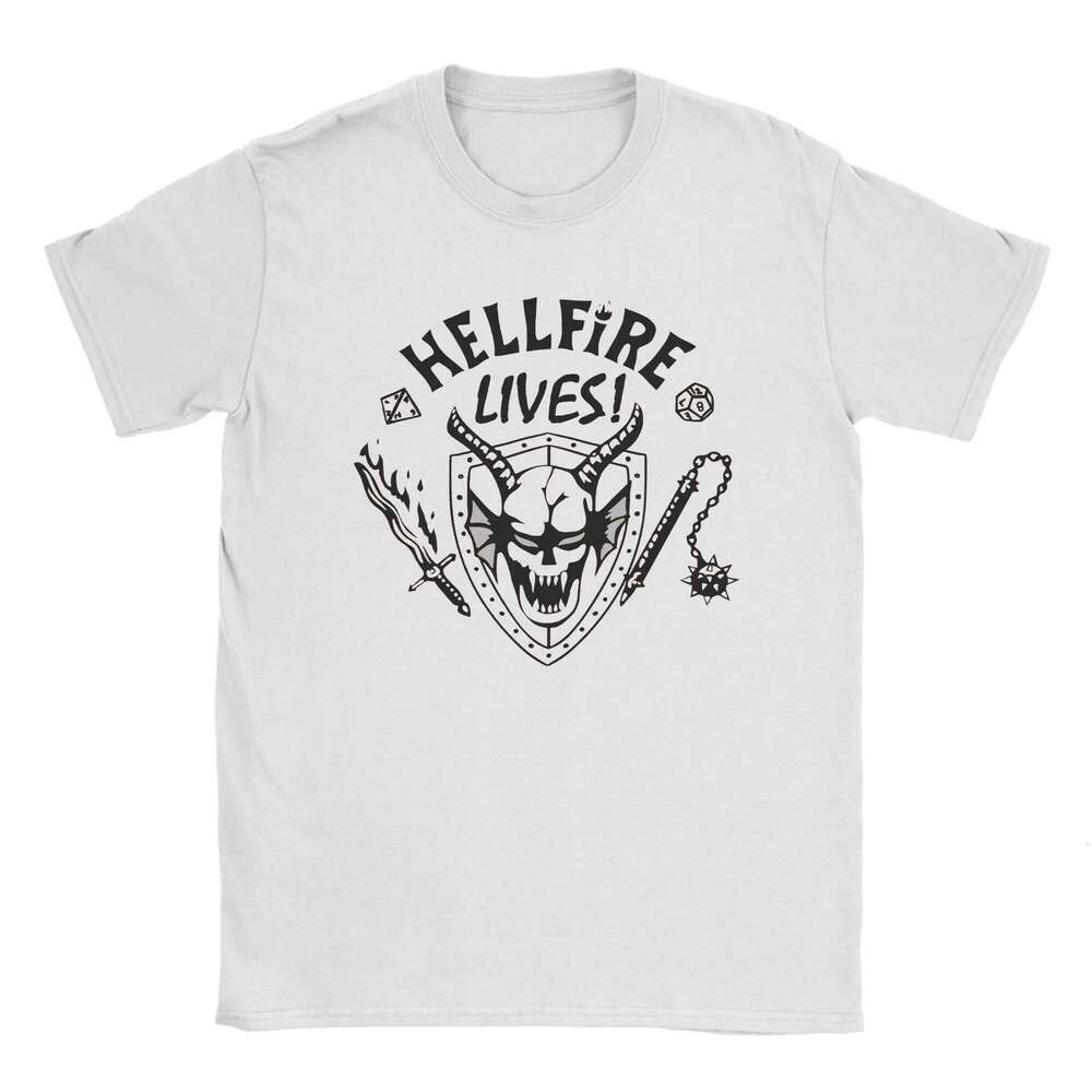 H-Hellfire L-Lives Men T Shirts Cool Tees Short Sleeve Round Neck T-Shirt 100% Cotton Summer Tops C260228
