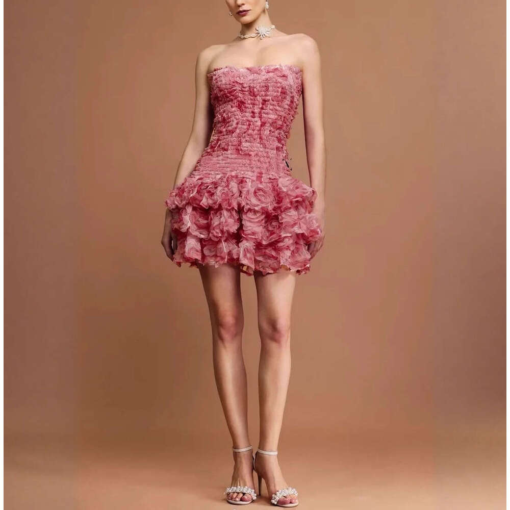 2026 Autumn New Elegant Commuter Gentle White Moonlight Fairy like Silk Smooth Folded Edge Short Skirt for Women A1998