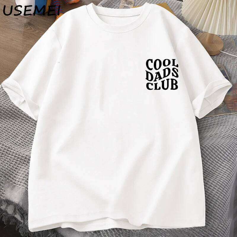 Cool Dads Club Tshirt Father's Day Funny Husband T-Shirt Daddy Dad To Be T Shirt Men Cotton Oversized Male Clothes Gifts C260228 - view 3
