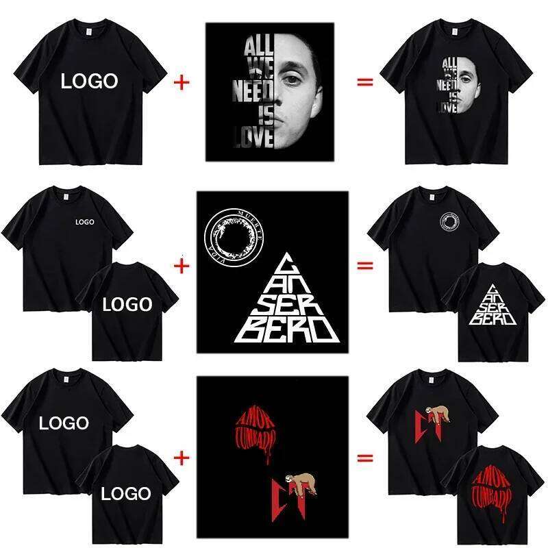 European size 100% pure cotton custom men's T-shirt front and back logo text photos, summer breathable short sleeved top2025 C260228 - view 3