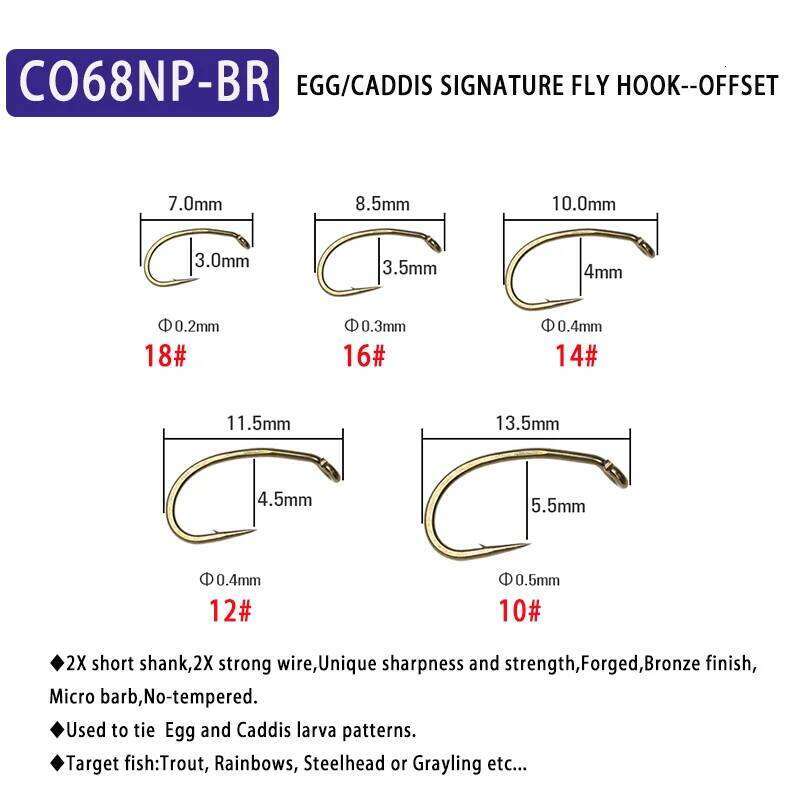 Mustad 30pcs Barbed Dry Or Wet Flies Nymph Shrimps Caddis Streamer Fly Tying Hook Saltwater Freshwater Fishing Z260228