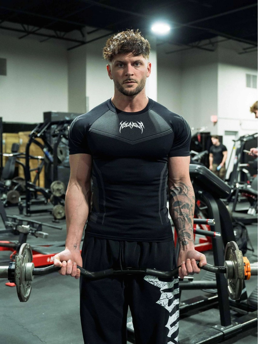 Men's T Shirts Gym Quick Drying T-shirt Men Sense Of Strength And Fashion Fitness Bodysuit Jogger Outdoor High Stretch Running Tee Clothing