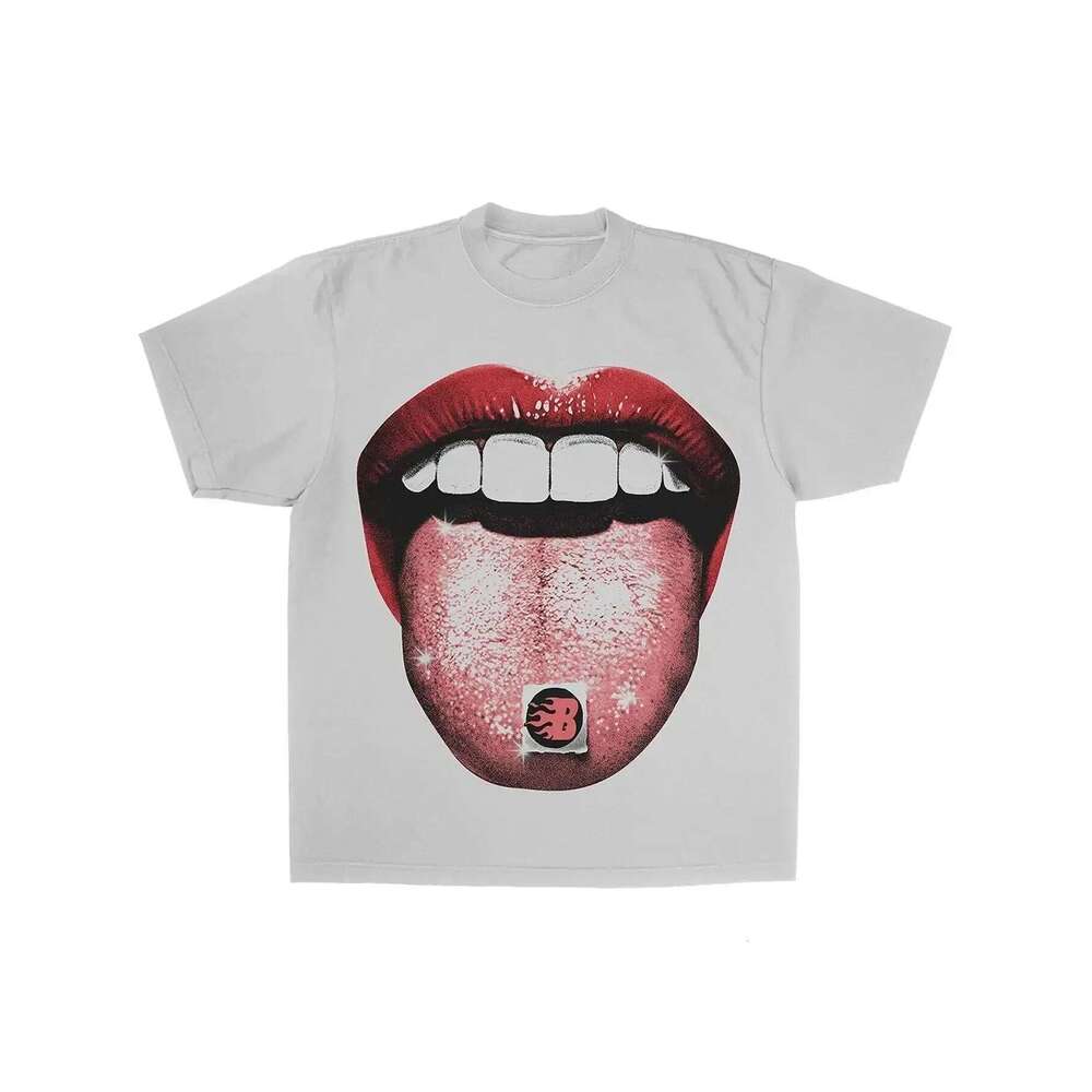 New Arrival fashion heavyweight Hot SaleGothic Punk Casual T Shirton Y2k Streetwear Harajuku Print Pattern Men Tshirt Men's Wom C260228 - view 6