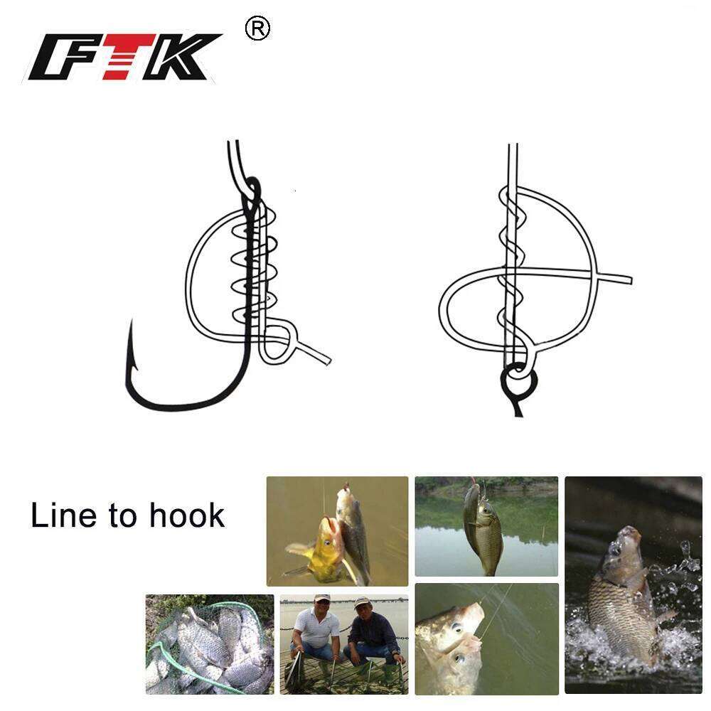 FTK High-carbon steel Barbed Hook Size 8Pcs-10Pcs/Pack size 3#-14# Carp Hooks Super Needle Point KEIRYU For Fishing Tackle Z260228