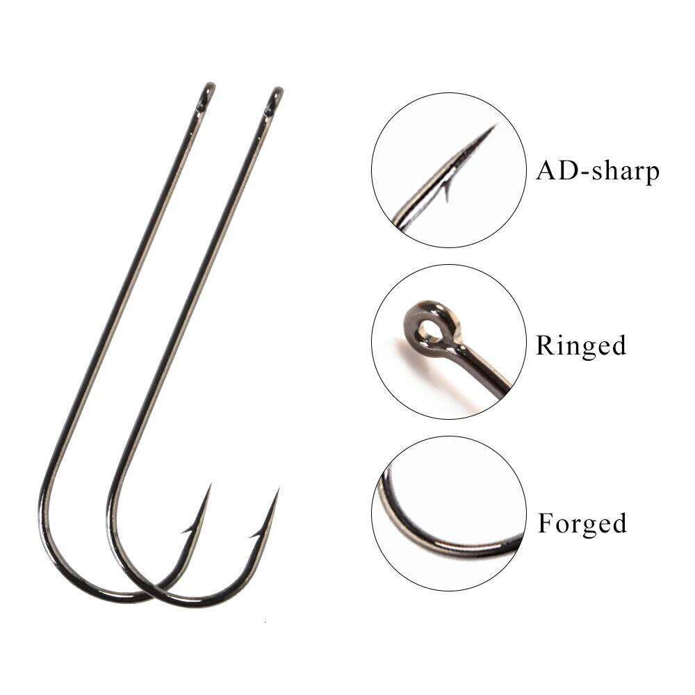 FTK Classic ABERDEEN Sea Fishing Hooks From Japan Ringed Eye High Carbon Steel 5-9Pcs/Pack Size 1-10# 1/0-4/0# Needle Point Z260228