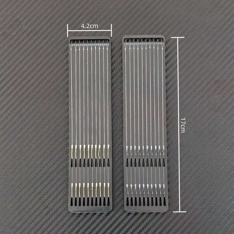 10pcs/set Double Line High Strength and Fishing Accessories Thread Swivels with Hooks Kit Z260228